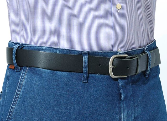 Lederg&uuml;rtel SCHWARZ