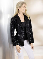 Blazer mit Pailletten 