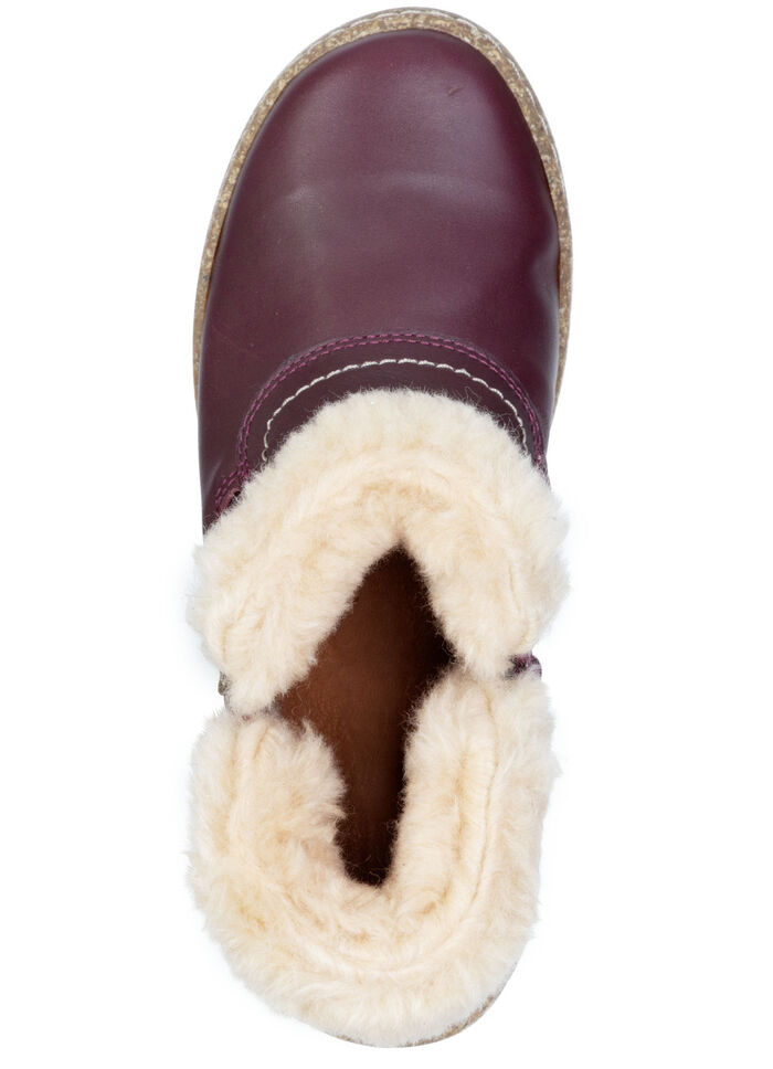ELENA EDEN, gefütterte Damen-Boots, Winterschuhe, Weite G, mit herausnehmbarem Fußbett BORDEAUX