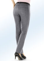 Hose mit angenehm weicher, wärmender Innenseite MITTELGRAU MEL.