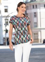 Tunika mit farbbrillantem Inkjet-Druck 