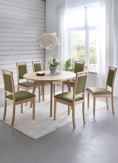 Esszimmerm&ouml;bel mit Massivholzgestell 