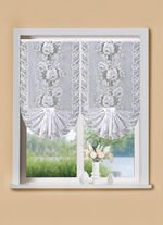 Schwalbenschwanz mit Stangendurchzug WEISS