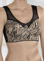 BH mit Raubtierdessin im Vorderteil 