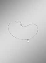 Zartes Figaro-Fu&szlig;kettchen mit Herz-Anh&auml;nger 