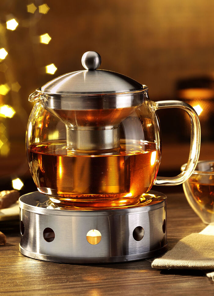 Tee-Set, 4-teilig, inklusive Stövchen 