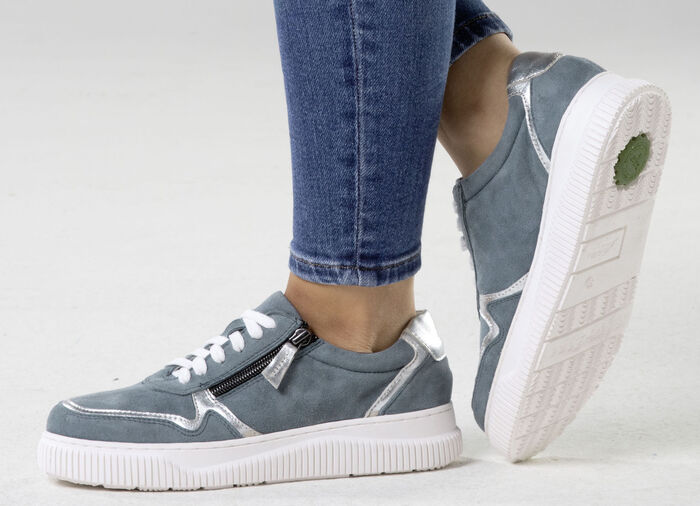 ELENA EDEN Sneaker mit Kontrast-Besätzen JEANS