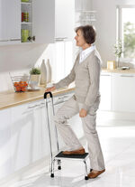 Trittstufe mit Haltegriff 