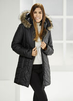 Funktions-Longjacke mit abnehmbarer Kapuze 