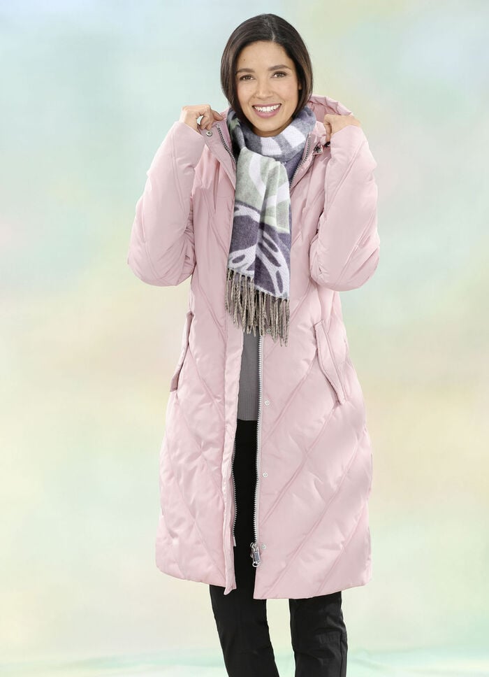 Mantel mit abnehmbarer Kapuze 