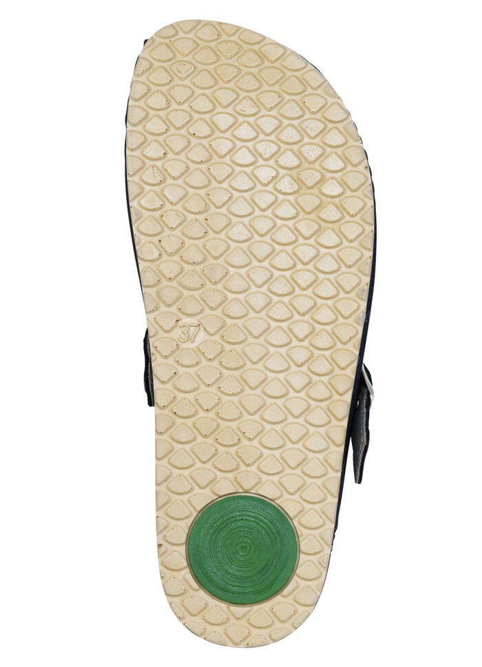 Mubb, klassische Damen-Hausschuhe, Weite H, mit Lammfell SCHWARZ