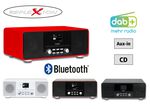 Reflexion HRA19DAB Stereoanlage mit DAB+ Radio ROT
