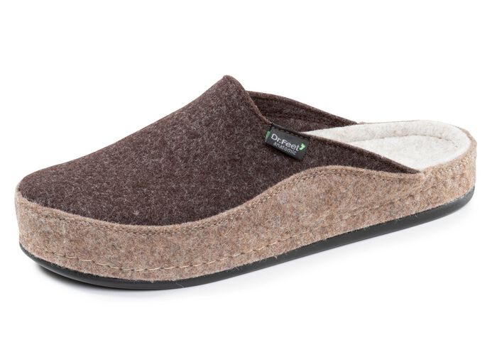 Komfortable, Herren-Hausschuhe, aus Wollfilz 