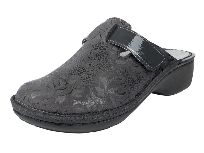 Bequem-Clog aus Stretchmaterial  GRAU
