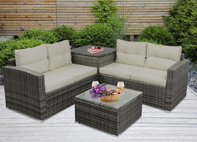 Ecklounge Bonn mit Kissenbox 