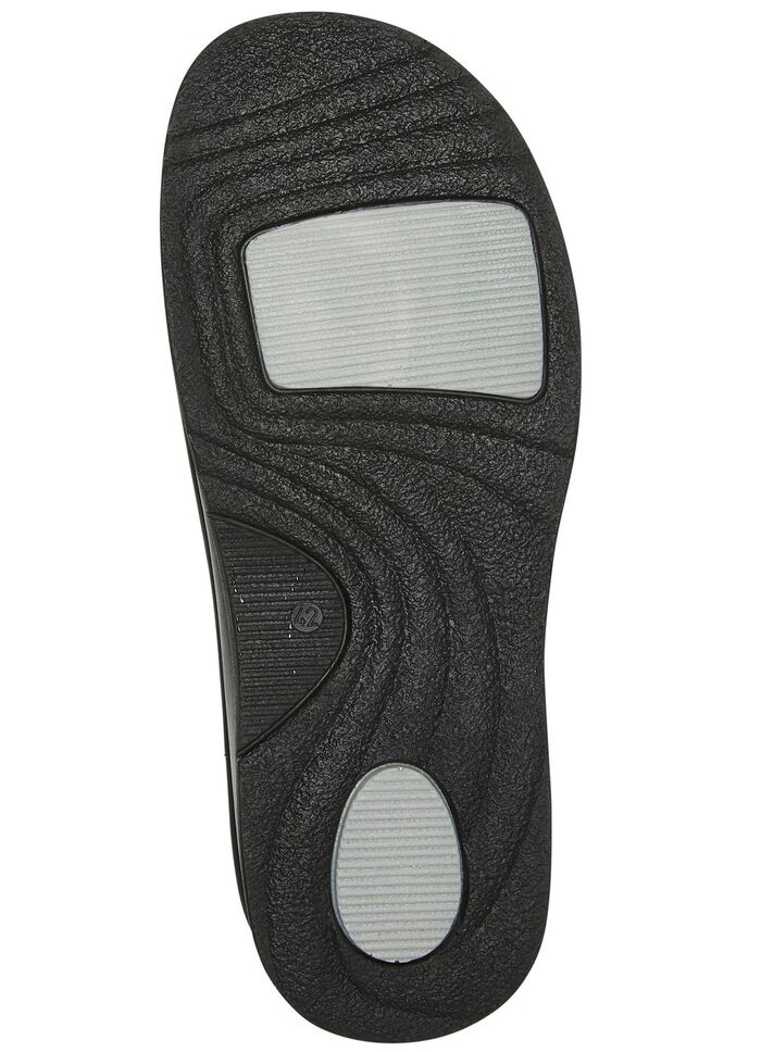 Mubb Pantolette mit seitlich eingesetzten Gummiz&uuml;ge SCHWARZ