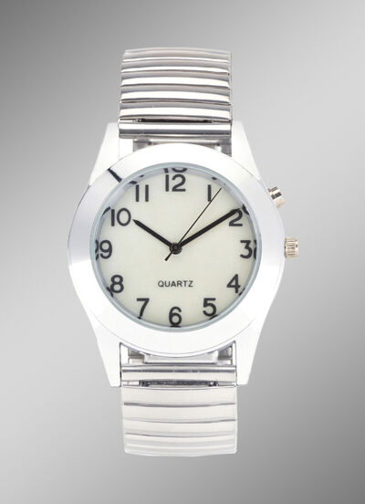 Armbanduhr mit Stretcharmband 