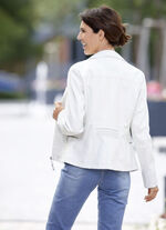 Kurzjacke aus Nappaleder-Imitat 