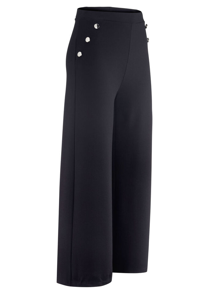 Culotte mit Zierkn&ouml;pfen SCHWARZ