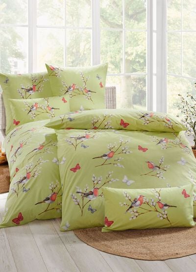 Fein-Renforcé Bettwäsche-Garnitur von Florella 