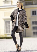 Leggings in feiner Glanz-Optik SCHWARZ