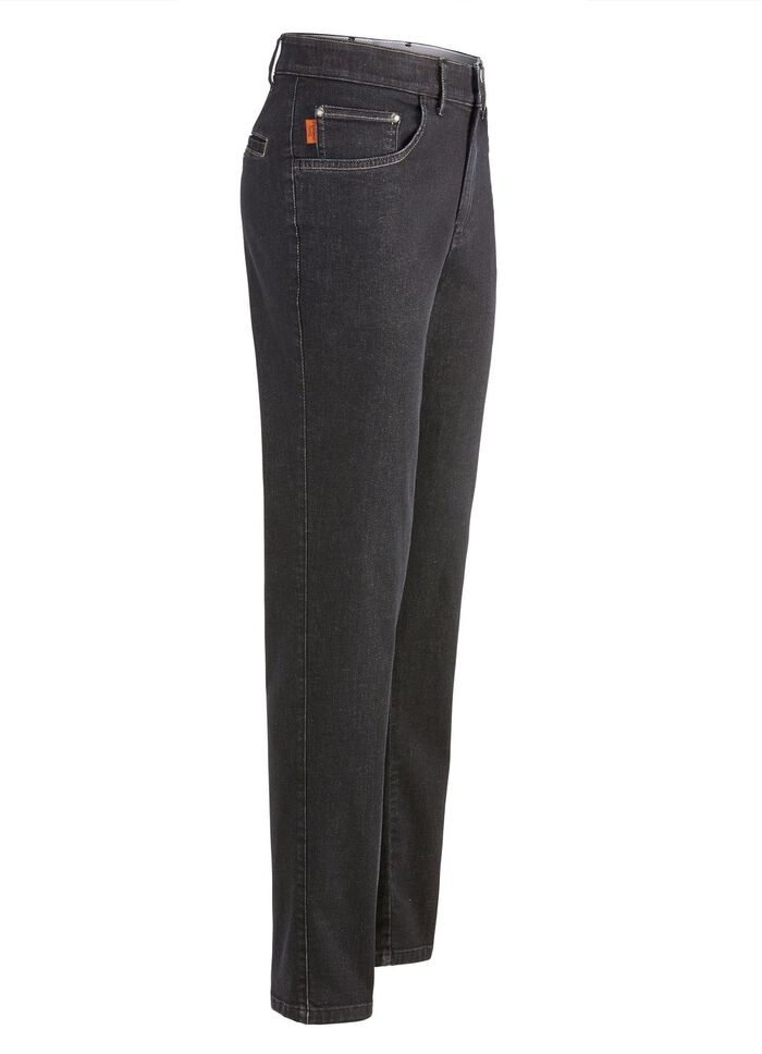 "Francesco Botti"-Jeans mit Dehnbund in 3 Farben ANTHRAZIT