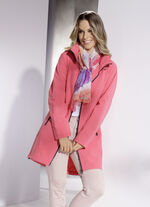 Funktions-Kurzmantel mit im Kragen verstaubarer Kapuze 