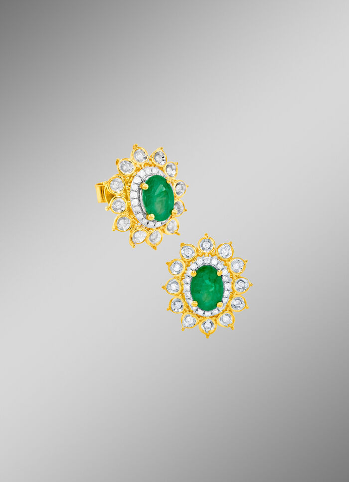 Bl&uuml;tenf&ouml;rmige Ohrstecker 