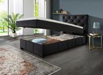 Boxspringbett mit Kaltschaumtopper ANTHRAZIT
