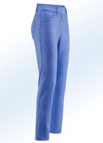 Bauchweg-Jeans AZURBLAU