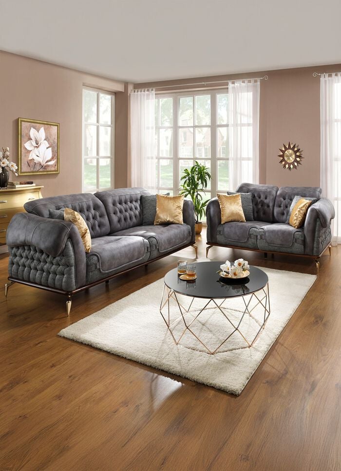 Prachtvollen Polsterm&ouml;bel mit komfortabler Nosagfederung 