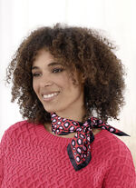 Nickituch mit Raubtierfell-Dessin 