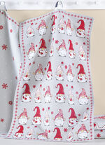 Geschirrtücher mit Wichtelmotiv, 3er-Set BUNT