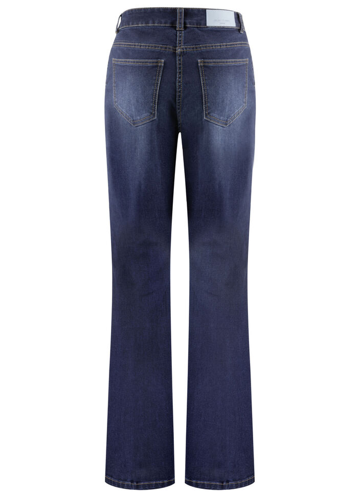 Jeans mit weiterem Beinverlauf 