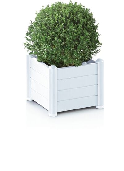 Pflanzkasten aus wetterbest&auml;ndigem Kunststoff 