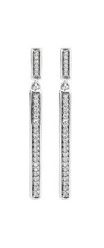 Schicke Ohrstecker mit 54 Diamanten 