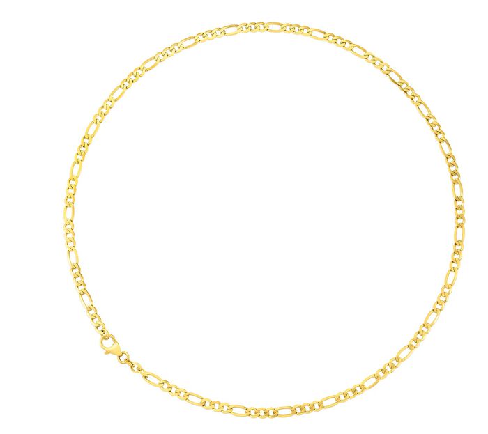 Diamantierte Figarokette 