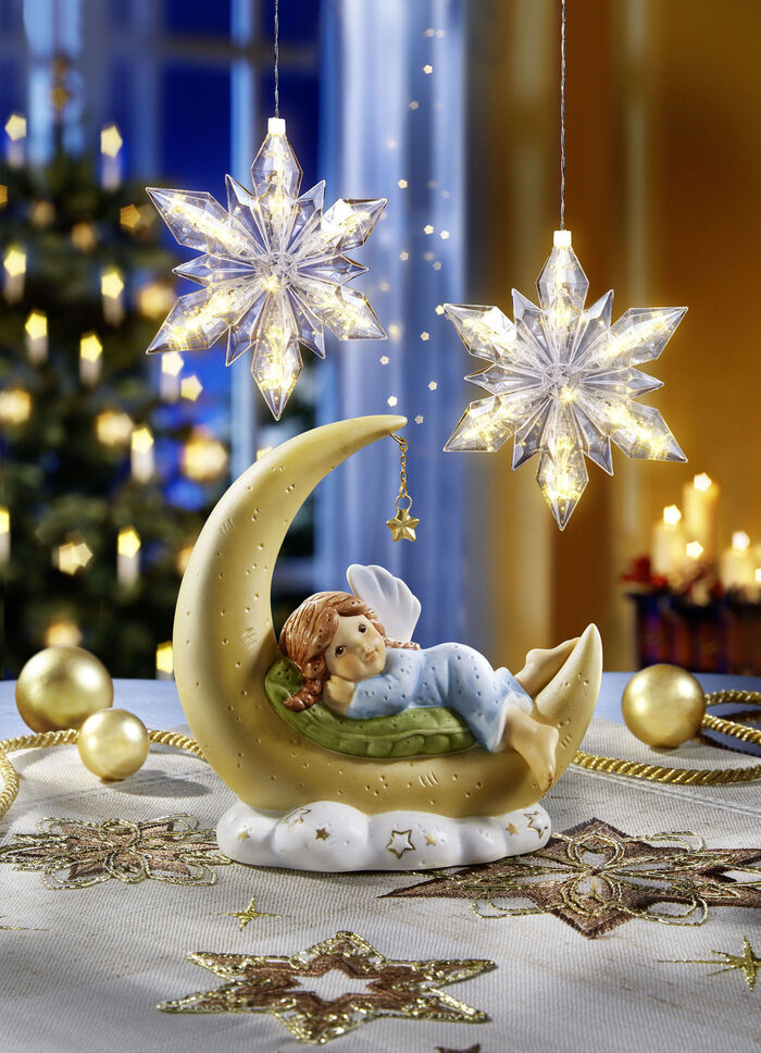 Engel im Mond aus der Nina & Marco Serie von Goebel 