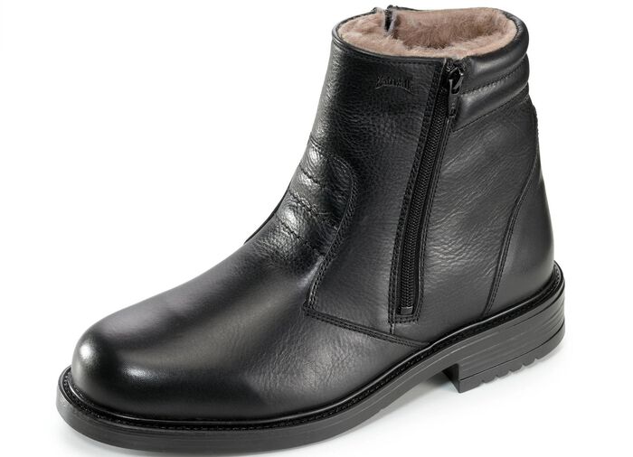 GINO GALANTE, gef&uuml;tterte Herren-Stiefel, Winterschuhe, mit Lammfell 