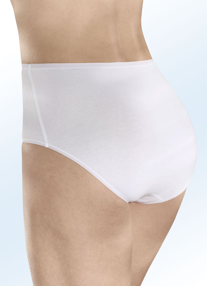 Dreierpack Schiesser Slips aus BIO-Baumwolle WEISS