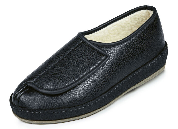 Gefütterter Therapieschuh für Sie & Ihn SCHWARZ