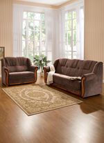 Polsterm&ouml;bel mit angenehmem, hochflorigem Stoffbezug 