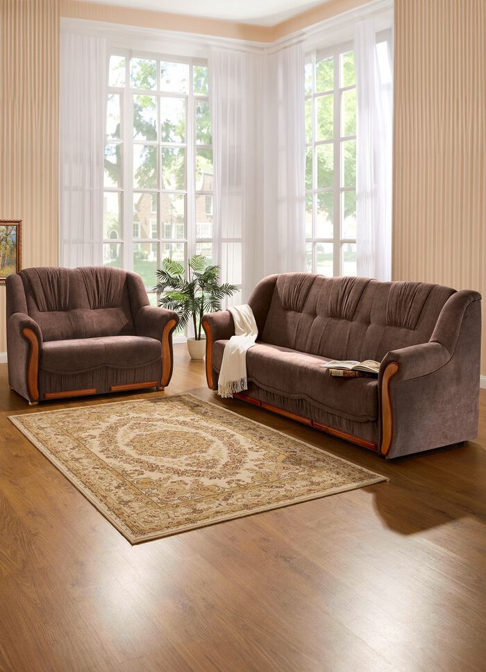 Polsterm&ouml;bel mit angenehmem, hochflorigem Stoffbezug 