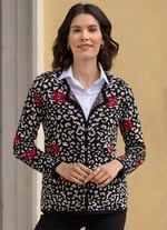 Strickjacke in Jacquard-Dessin 