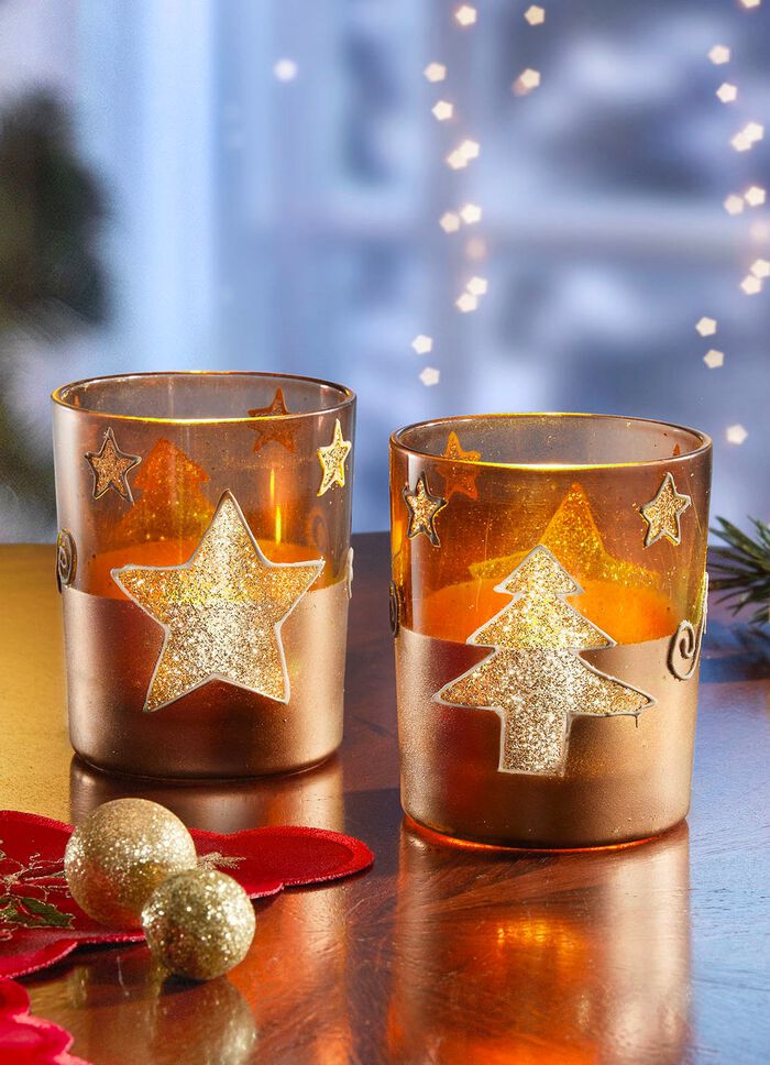 Teelichthalter, 2er-Set 