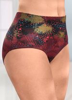 Viererpack Slips mit buntem Druckdessin 