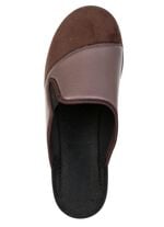 Bequeme Herren-Hausschuhe, Weite H, mit Gummizug 