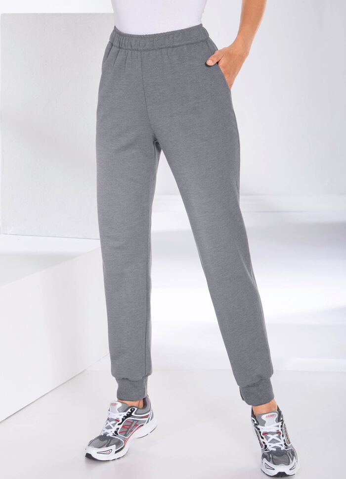 Freizeithose von &bdquo;Athlet&ldquo; in 4 Farben GRAU MELIERT