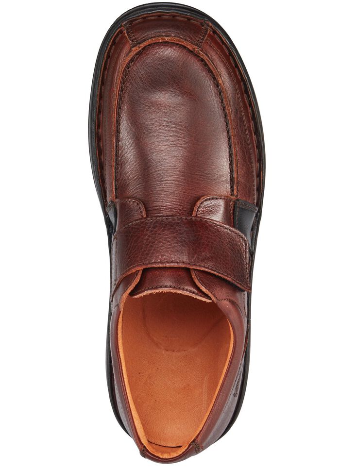 GINO GALANTE, klassische Herren-Slipper, mit herausnehmbarem Fu&szlig;bett BURGUND