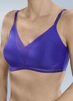 Naturana BH mit elastischen T&uuml;lleins&auml;tzen 